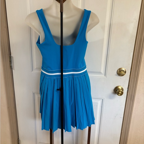 Med All In Motion Blue/White Tennis Active Athletic Dress with Built in Shorts. - Picture 3 of 5